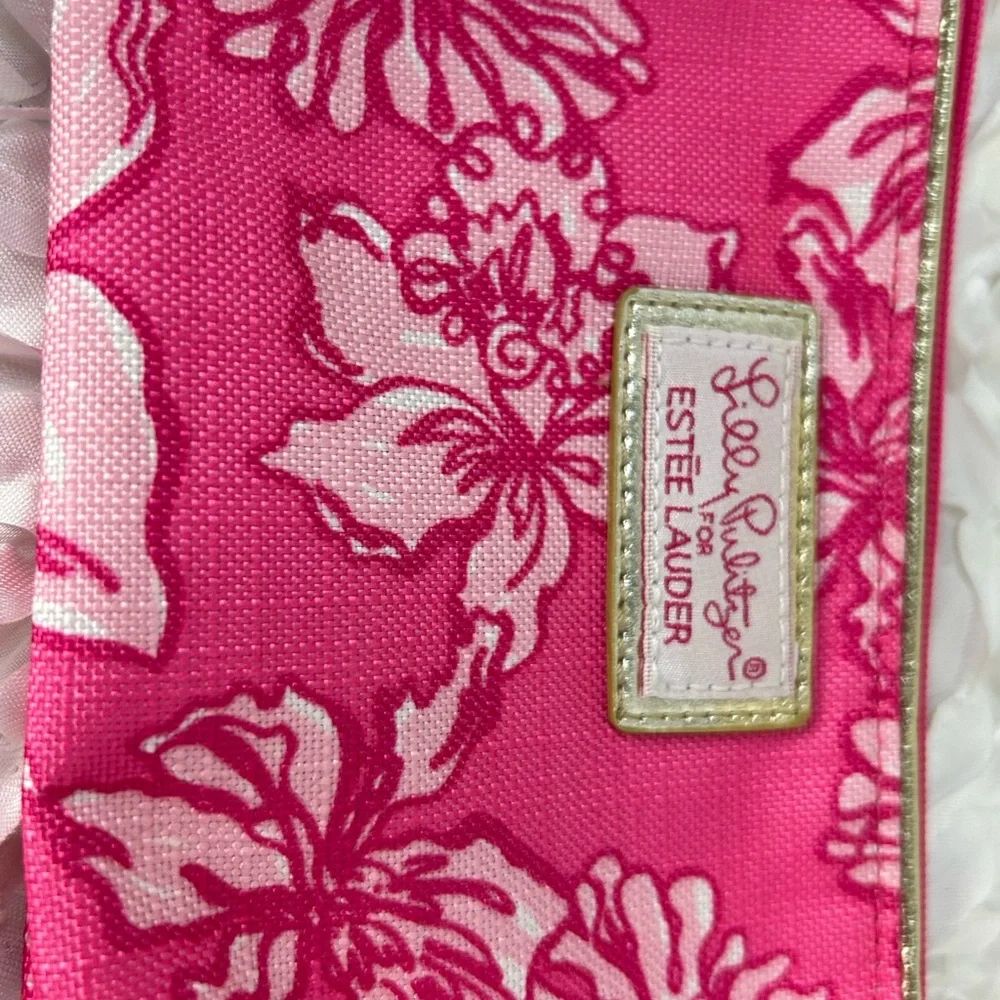 Lilly Pulitzer‎ Pink Floral Cosmetic Bag